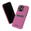 Woof Slim iPhone Cases -  Pink