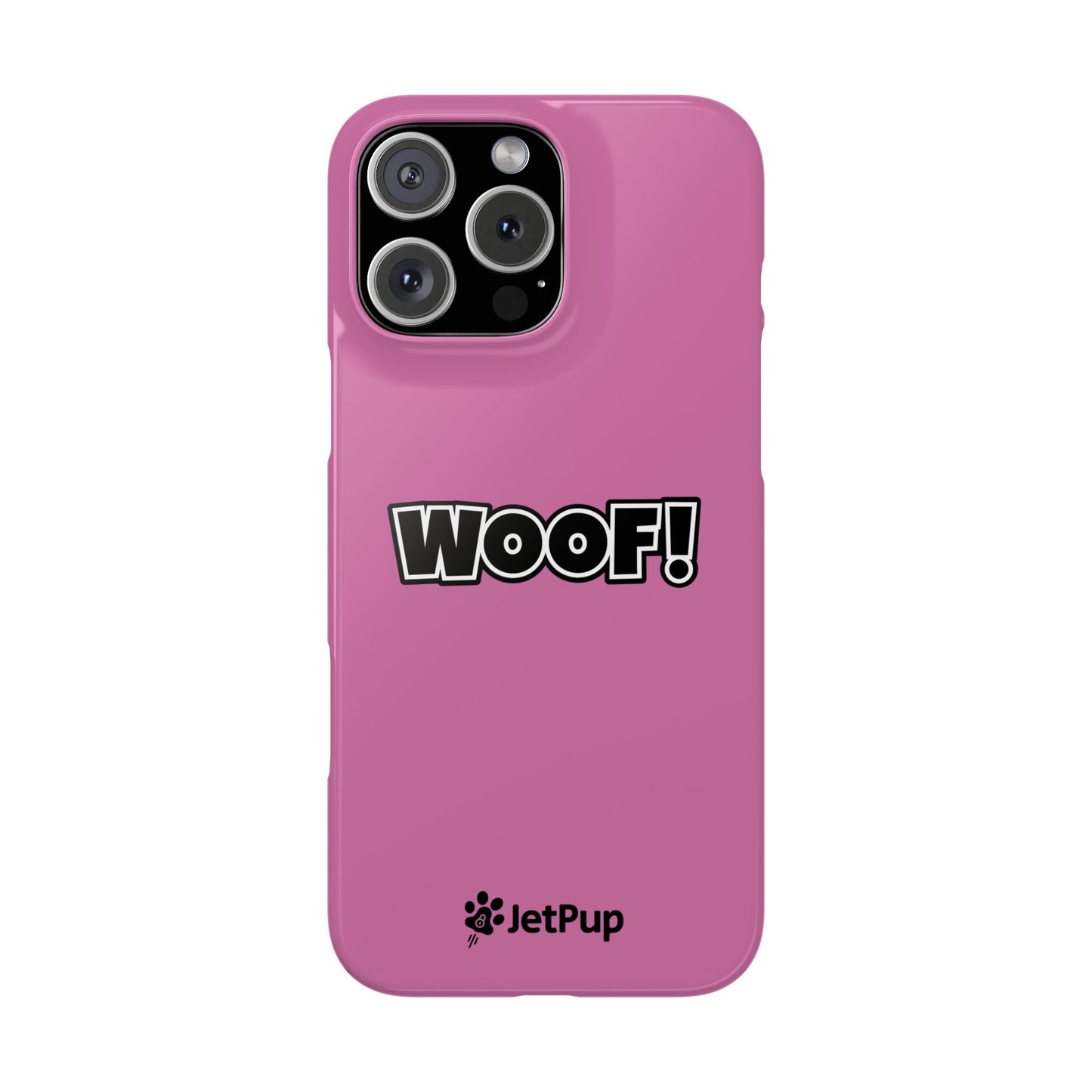 Woof Slim iPhone Cases -  Pink