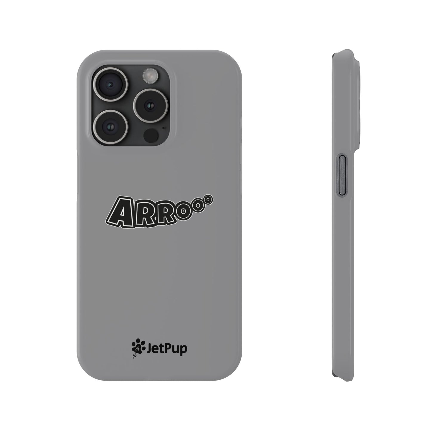 Arrooo Slim iPhone Cases - Grey