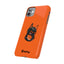 Pup Hood Slim iPhone Cases - Orange