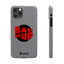 Bad Pup Slim iPhone Cases - Grey