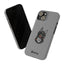 Pup Hood Slim iPhone Cases - Grey