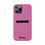 Handler Slim iPhone Cases - Pink