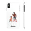 Sir & Pup Hood Slim iPhone Cases - White