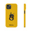 Pup Hood Slim iPhone Cases - Yellow