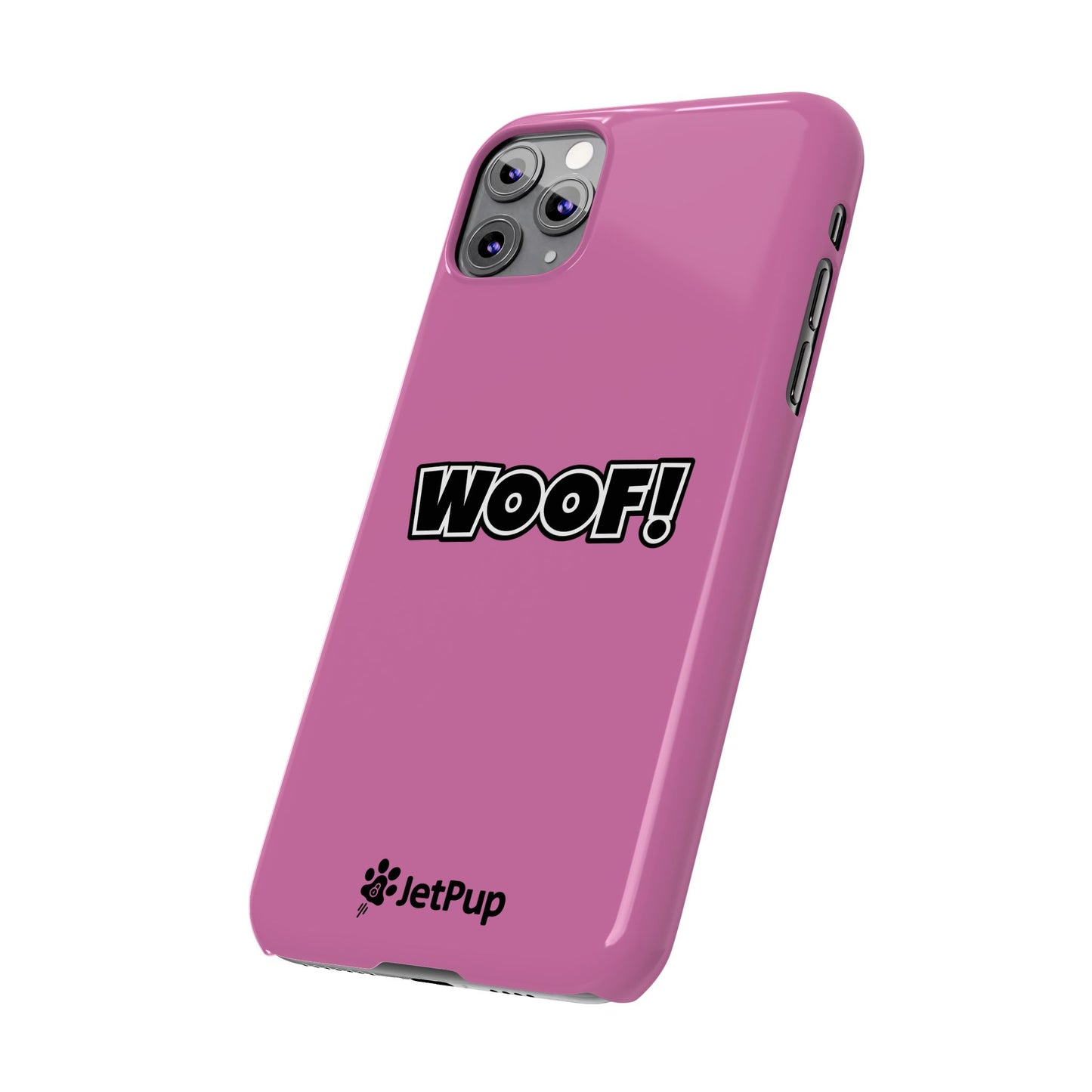 Woof Slim iPhone Cases -  Pink