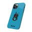 Pup Hood Slim iPhone Cases - Turquoise