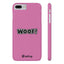 Woof Slim iPhone Cases -  Pink