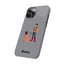 Handler & Pup Slim iPhone Cases - Grey