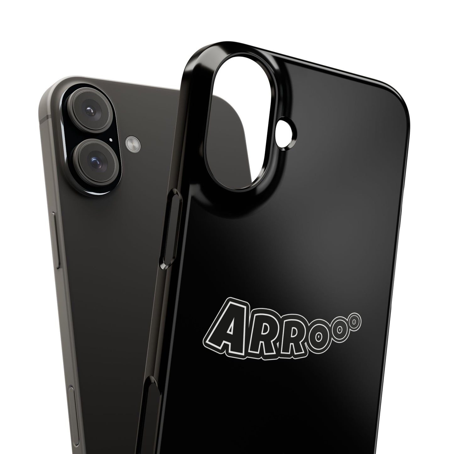 Arrooo Slim iPhone Cases - Black