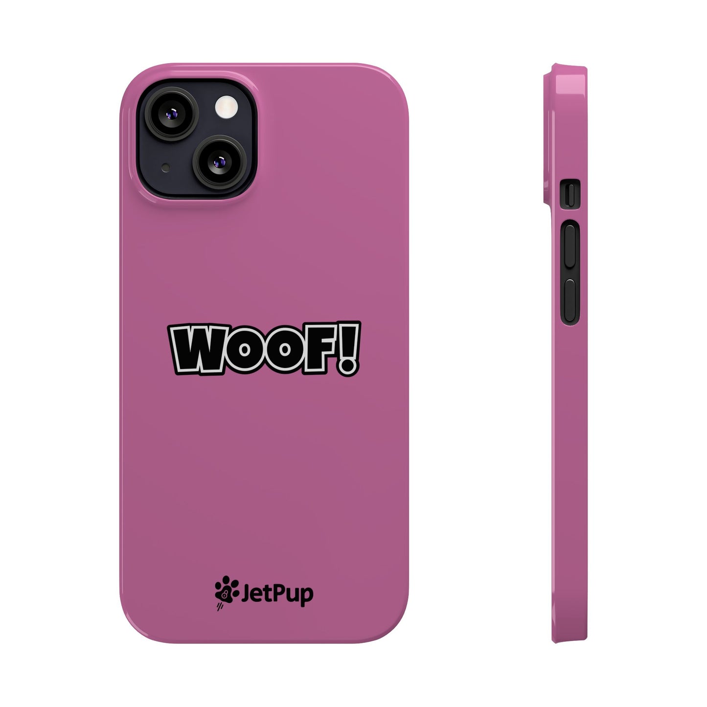 Woof Slim iPhone Cases -  Pink