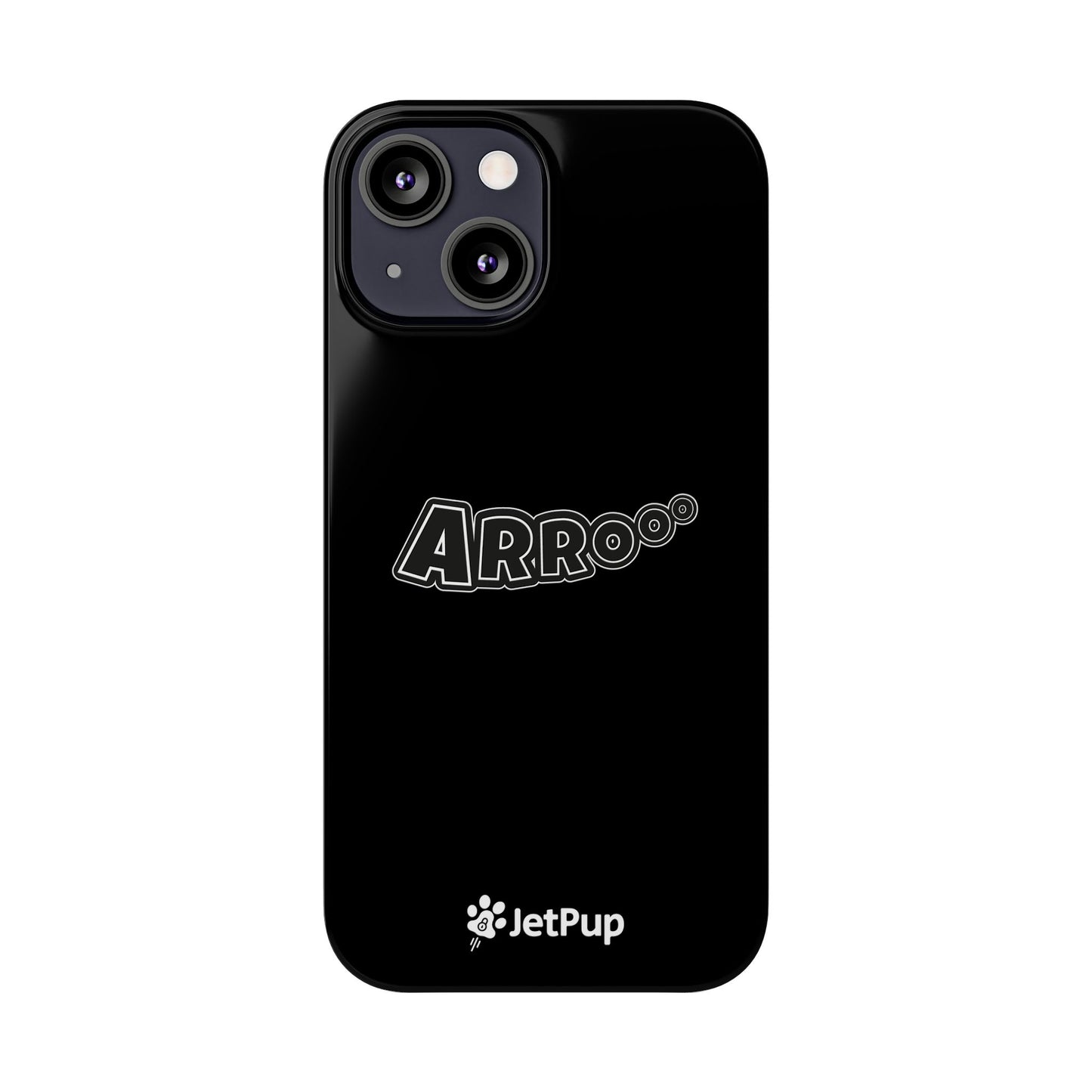 Arrooo Slim iPhone Cases - Black