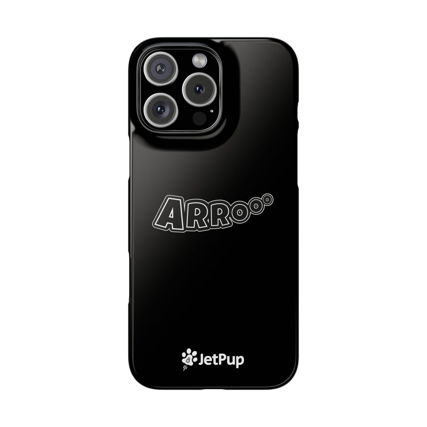 Arrooo Slim iPhone Cases - Black