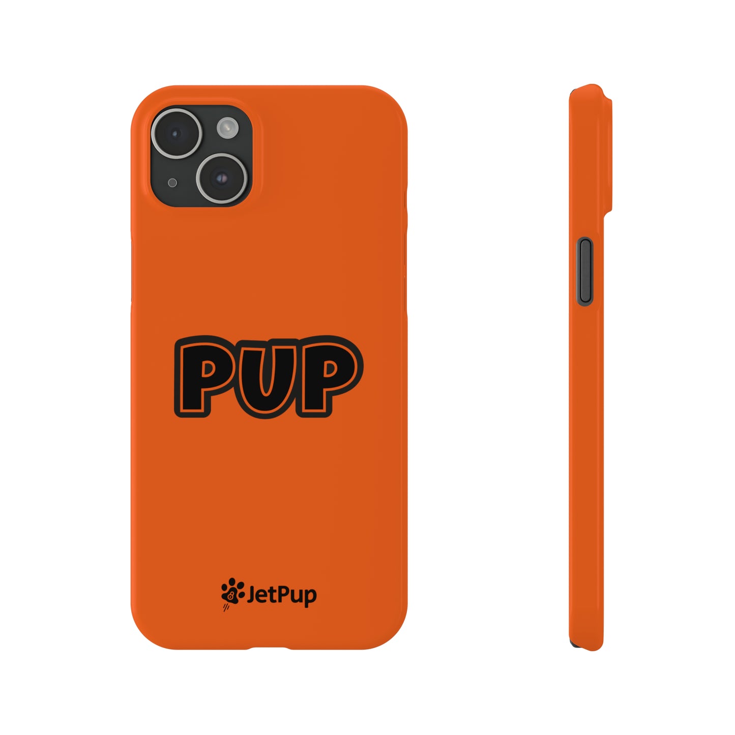 Pup Slim iPhone Cases - Orange