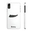 Arrooo Slim iPhone Cases - White
