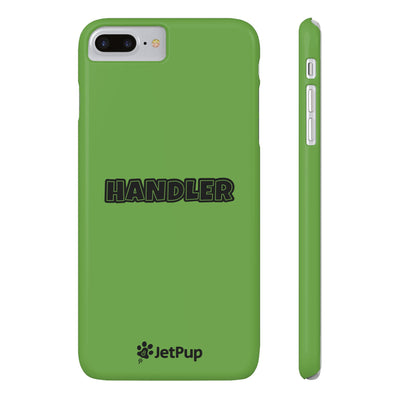 Handler Slim iPhone Cases - Green