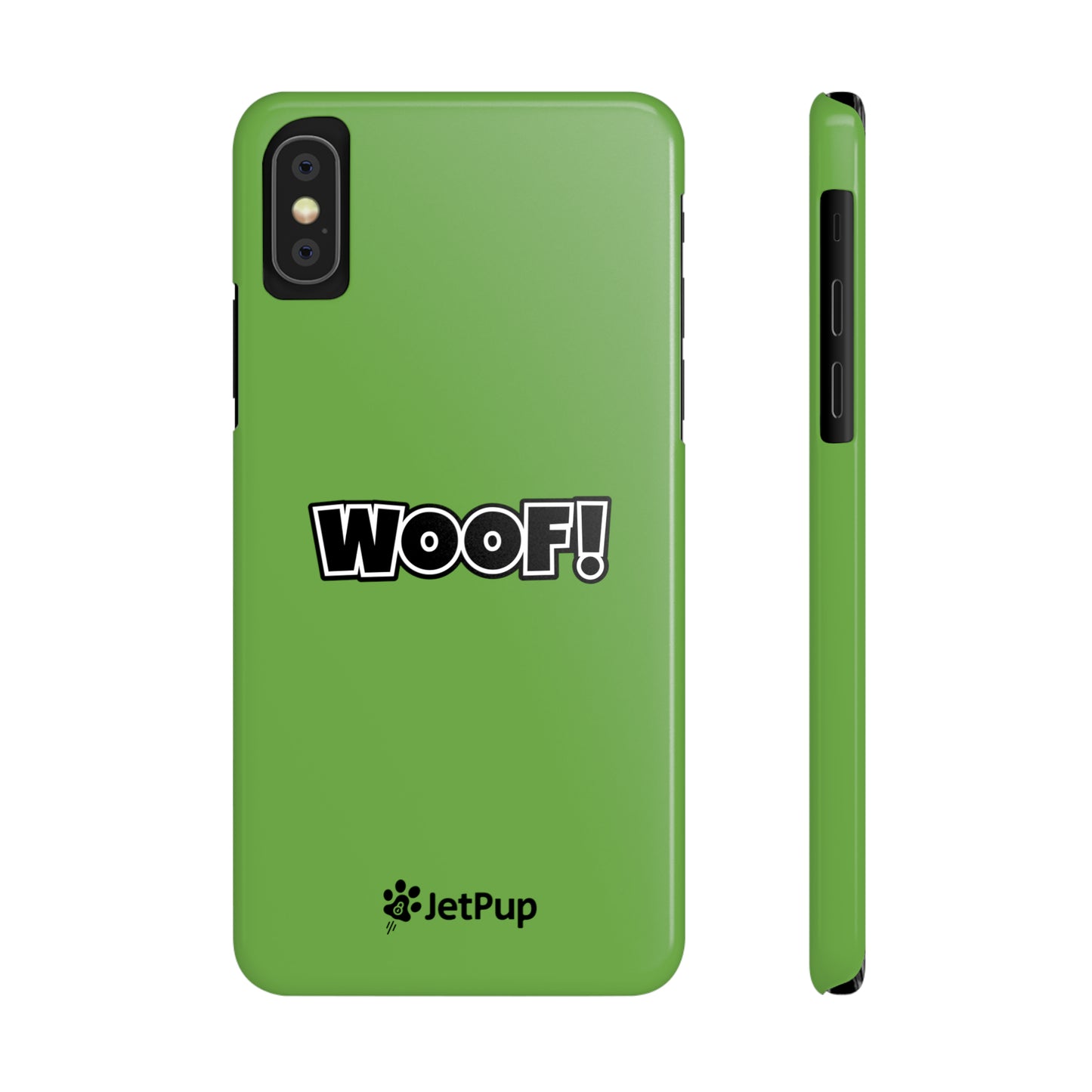 Woof Slim iPhone Cases - Green