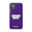 Good Boy Slim iPhone Cases - Purple