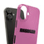 Handler Slim iPhone Cases - Pink