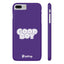 Good Boy Slim iPhone Cases - Purple