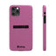 Handler Slim iPhone Cases - Pink