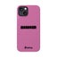 Handler Slim iPhone Cases - Pink