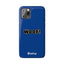 Woof Slim iPhone Cases - Blue