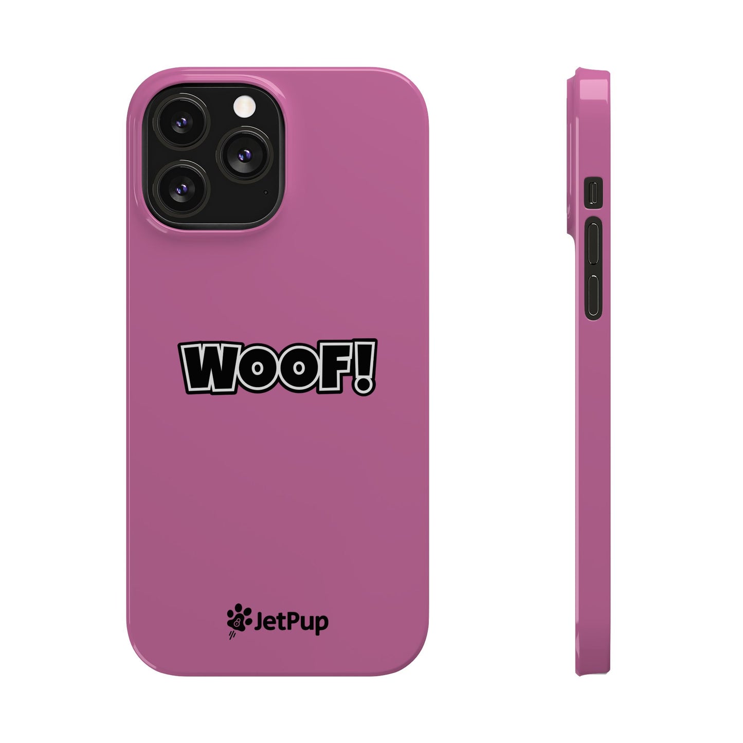 Woof Slim iPhone Cases -  Pink