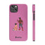 Sir & Pup Hood Slim iPhone Cases - Pink