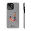 Handler & Pup Slim iPhone Cases - Grey