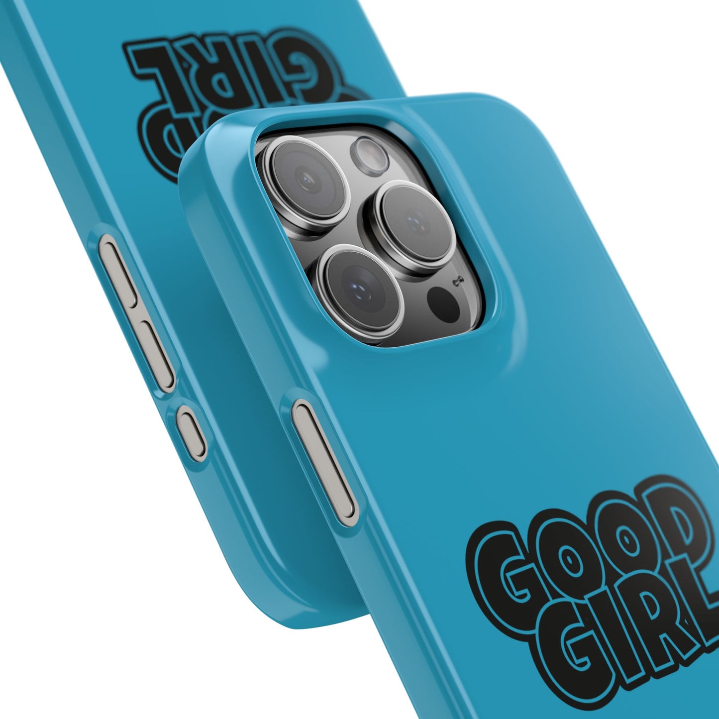 Good Girl Slim iPhone Cases - Turquoise