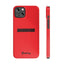 Handler Slim iPhone Cases - Red