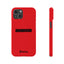 Handler Slim iPhone Cases - Red