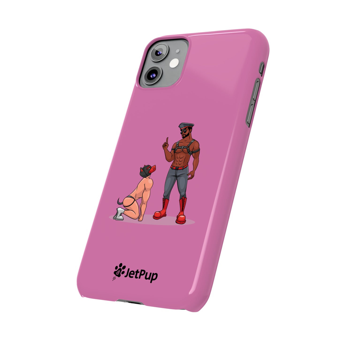 Sir & Pup Hood Slim iPhone Cases - Pink