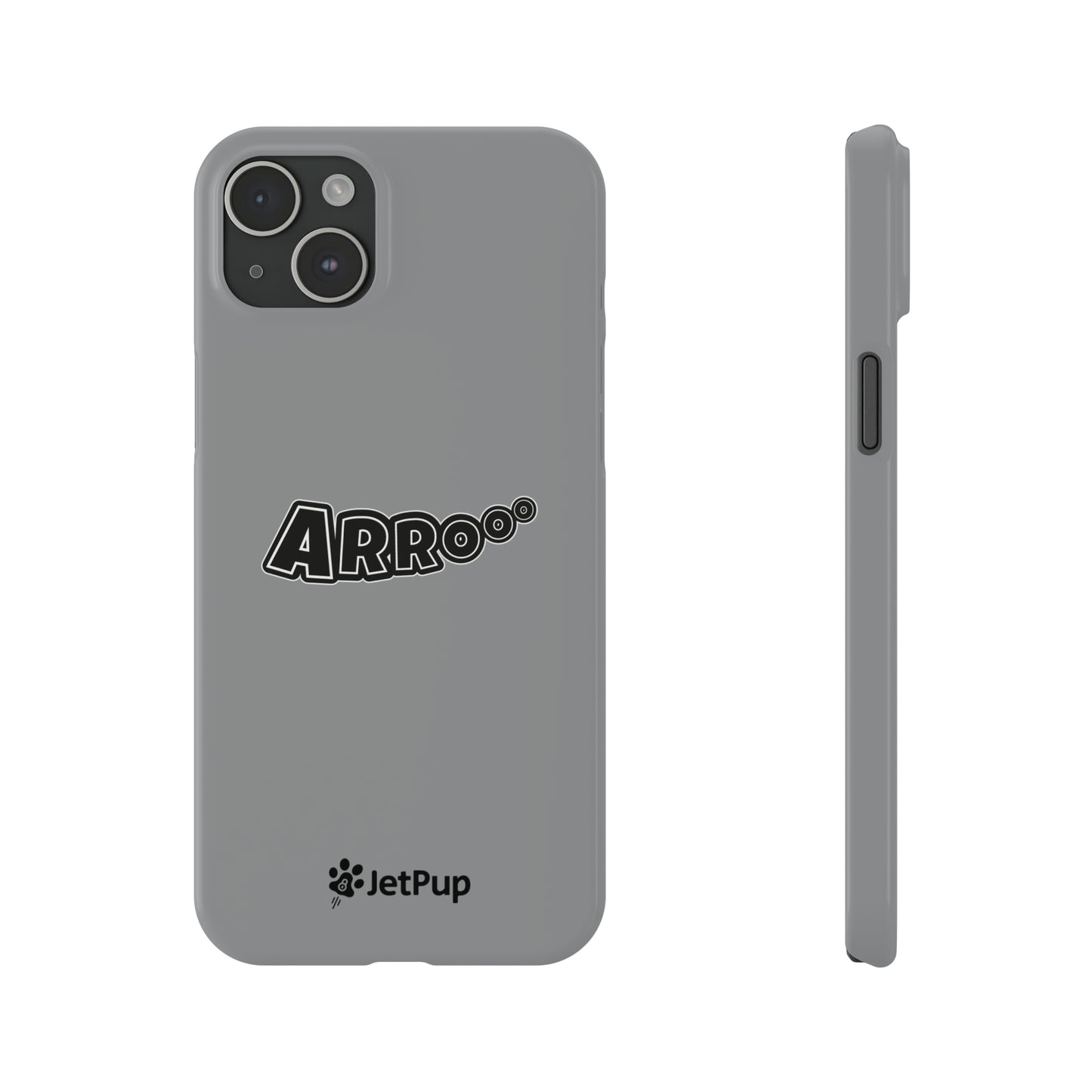 Arrooo Slim iPhone Cases - Grey
