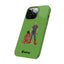 Dad & Pup Slim iPhone Cases - Green