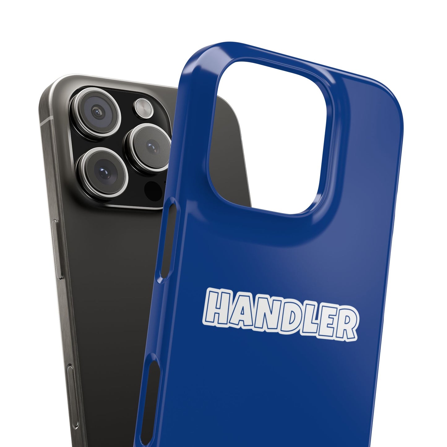 Handler Slim iPhone Cases - Blue