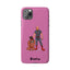 Dad & Pup Slim iPhone Cases - Pink