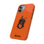 Pup Hood Slim iPhone Cases - Orange