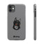 Pup Hood Slim iPhone Cases - Grey