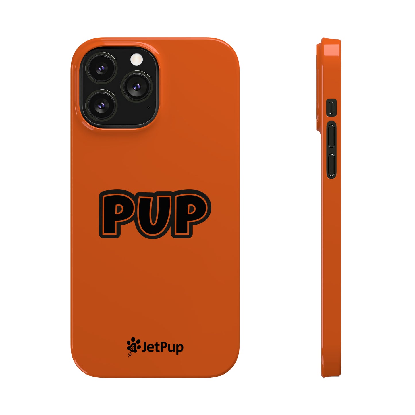 Pup Slim iPhone Cases - Orange