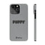 Puppy Slim iPhone Cases - Grey