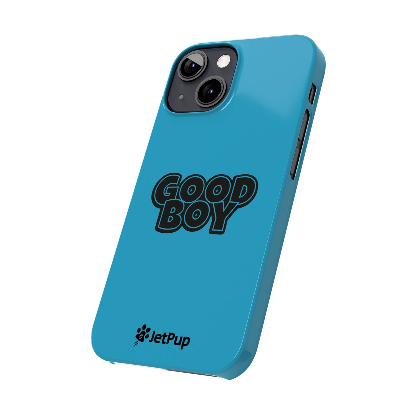 Good Boy Slim iPhone Cases - Turquoise