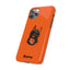 Pup Hood Slim iPhone Cases - Orange