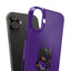 Pup Hood Slim iPhone Cases - Purple