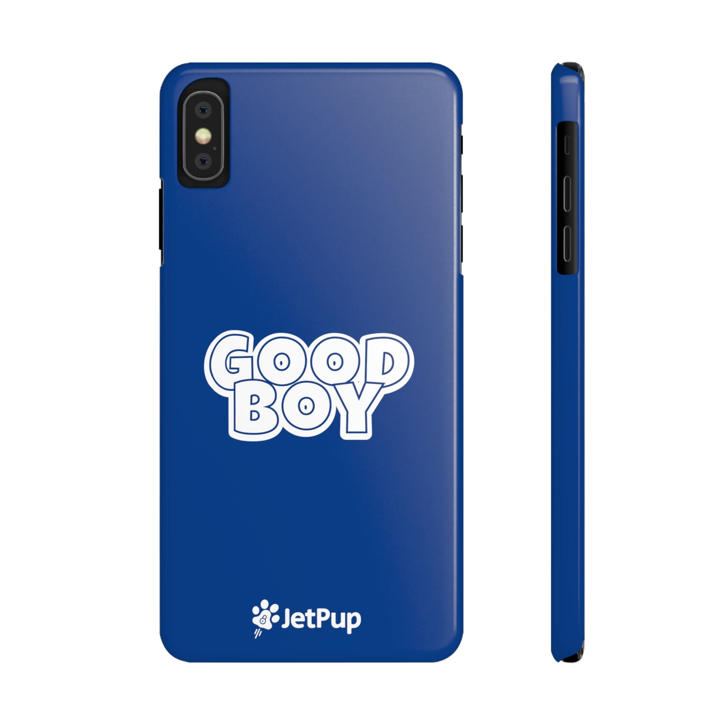 Good Boy Slim iPhone Cases - Blue