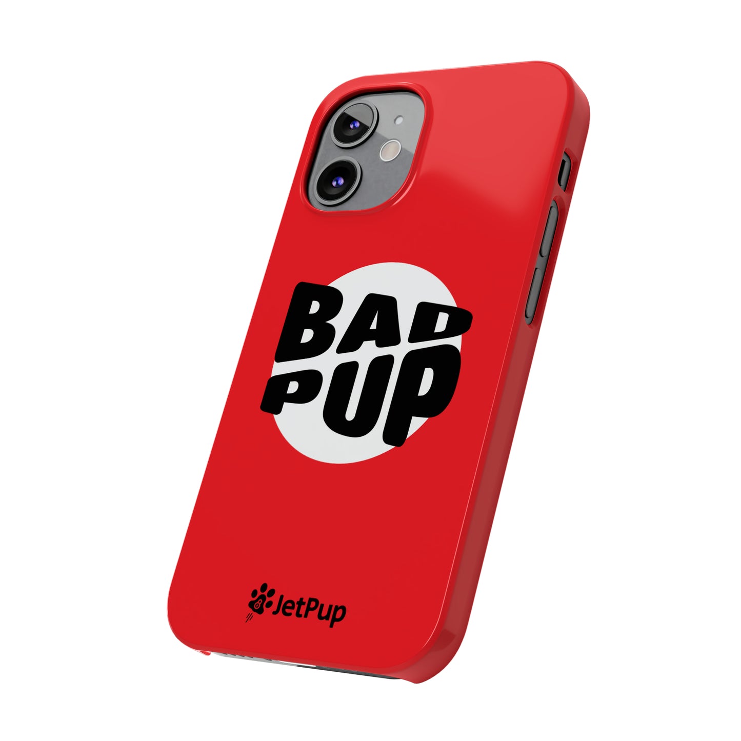 Bad Pup Slim iPhone Cases - Red