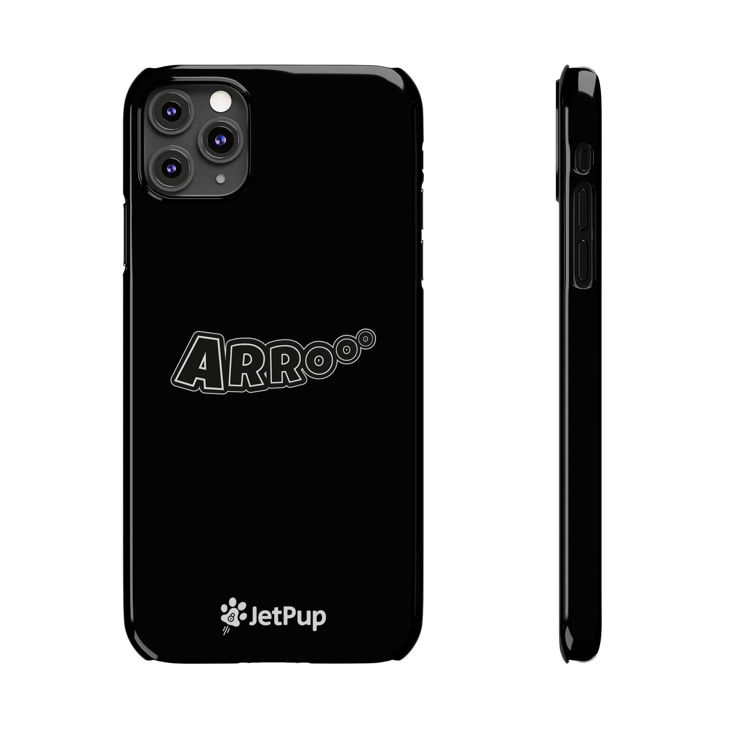 Arrooo Slim iPhone Cases - Black