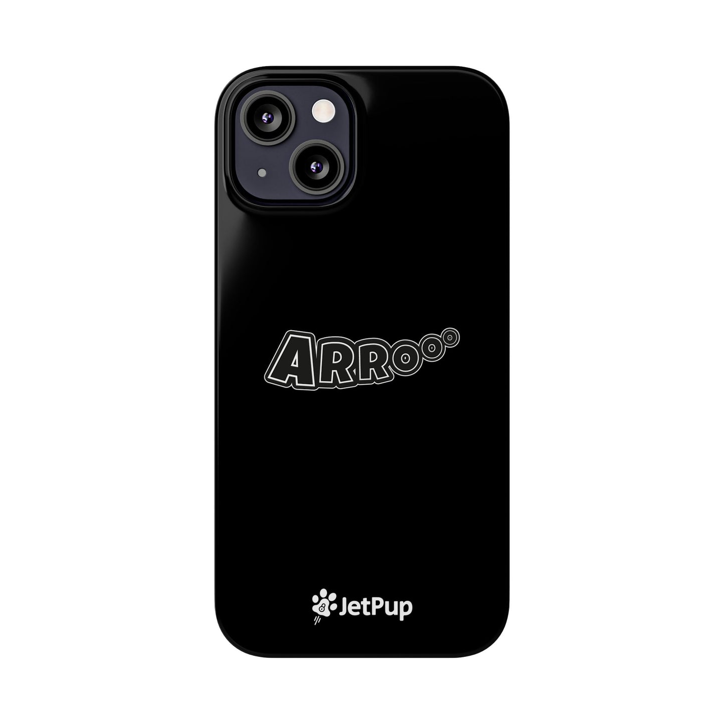 Arrooo Slim iPhone Cases - Black