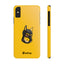 Pup Hood Slim iPhone Cases - Yellow